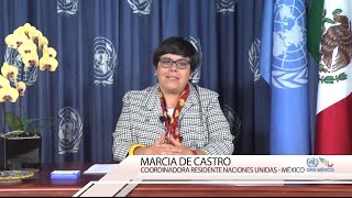 70 aniversario de la ONU Mensaje de Coordinadora Residente SNU México [upl. by Harman]