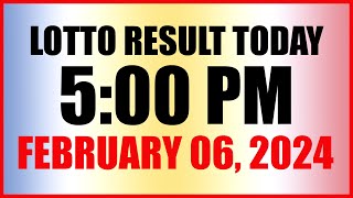 Lotto Result Today 5pm February 6 2024 Swertres Ez2 Pcso [upl. by Naget]