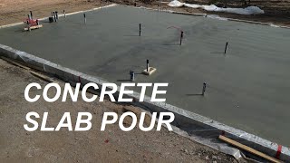 Concrete Slab Pour [upl. by Franklyn219]