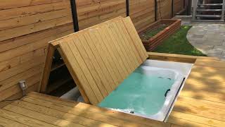 Folding Deck  Hot tub ideas [upl. by Showker639]