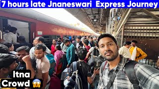 7 Hrs Late Jnaneswari Deluxe Exp Train Journey [upl. by Okikuy]