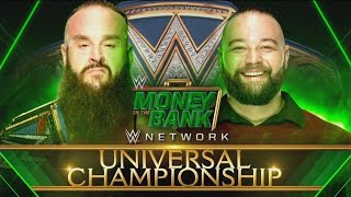 Brown StrongMan VS Brey Wyatt  WWE Universal Championship  Money in The Bank 2020 [upl. by Eidnim]