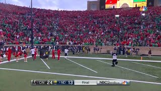 Football Highlights 7 Cincinnati 24 9 Notre Dame 13 Courtesy NBC [upl. by Anorahs]