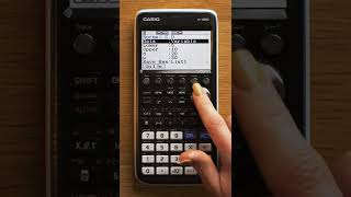 Casio fxCG50 tutorials Normal distribution shorts [upl. by Nahaj]