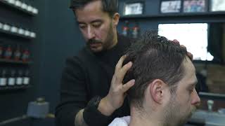 💈Ultimate ASMR Head Massage Relaxation in Barber Studio [upl. by Suirrad]