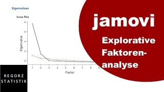 jamovi Tutorial deutsch Explorative Faktorenanalyse  EFA [upl. by Einegue185]