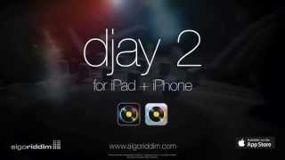 Introducing djay 2 by Algoriddim  The DJ app for iPad and iPhone [upl. by Ainalem998]