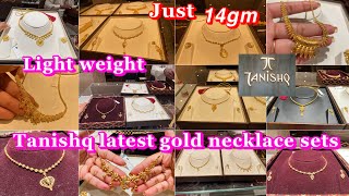 Just 14gm latest new gold necklace sets from Tanishq  Gold Necklace sets  Swati nag [upl. by Etiam]