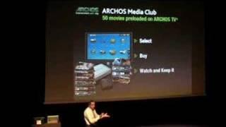 Archos 605 GPS keynote in Paris [upl. by Anaitsirhc425]