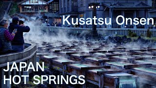 【KUSATSU ONSEN JAPAN】famous Hot spring in japan Japan travel Walk in Kusatsu hot spring [upl. by Enegue941]