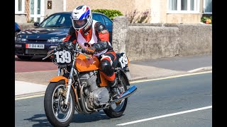 Laverda Jota doing a closed roads lap of the Isle of Man [upl. by Wash]