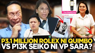 ROLEX NI QUIMBO P3 1 MILLION BUTATA SI ZALDY CO AT QUIMBO SA BANAT NI SEC SAL PANELO [upl. by Bertero]