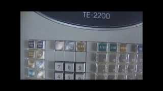 REGISTRADORA CASIO TE 2200 PBX 3016899 [upl. by Goldenberg]