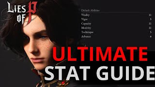 Lies Of P Ultimate Stat Guide with soft capshard caps [upl. by Ennail]