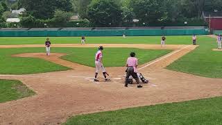 Jacob Tsymbal 10 Greece Gladiators  Cooperstown Doubleday Field July 4th 2021Single [upl. by Eidderf506]