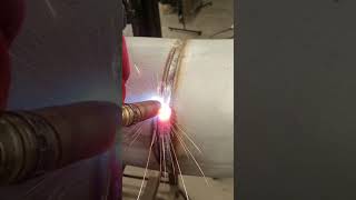 Stainless steel Mig  vertically welding [upl. by Andromede18]