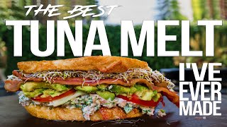 The Best Tuna Melt Sandwich Ive Ever Made  SAM THE COOKING GUY 4K [upl. by Aierbma]