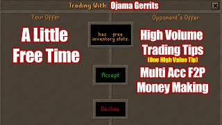 Fresh Start Ep 3  Trading TipsAllBulksTanning Cow Hide F2p Multi Account Money Making  Osrs [upl. by Xenos]