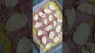 Pizza di patate con prosciutto e mozzarella… spaziale [upl. by Martha]