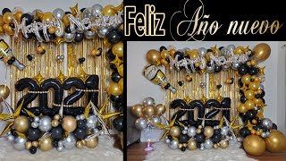 IDEAS PARA DECORAR FIESTA DE AÑO NUEVO 2021 DECORACION FIESTA AÑO NUEVO [upl. by Brozak]