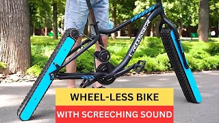 Meet The Wheel Less Bike With Screeching Sound Which Goes Against All Rules [upl. by Guinna]