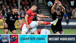 Glasgow Warriors v Munster  Instant Highlights  QuarterFinal  URC 202223 [upl. by Arita]