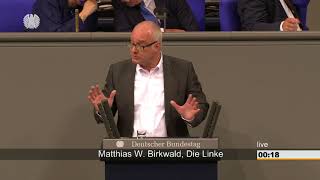 Matthias W Birkwald DIE LINKE Die Erwerbsminderungsrente stärken [upl. by Ecargyram39]