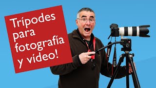 Trípodes para fotografía y video [upl. by Anneirb]