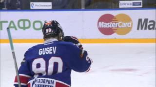 Nikita Gusev lovely PP goal [upl. by Ahsatam]