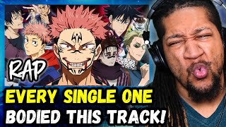 Reacting to 954mari  JUJUTSU KAISEN SHIBUYA RAP CYPHER [upl. by Hospers]