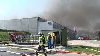 Großbrand in einer Firma in Sprockhövel [upl. by Marcoux511]