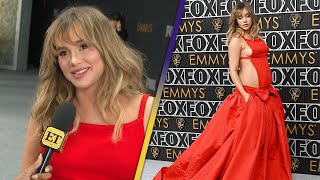 Suki Waterhouse STUNS With Baby Bump on Full Display in Daring Emmys Look Exclusive [upl. by Esther262]