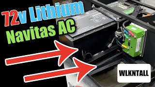 Installing a 72v Lithium Navitas AC Conversion in OLD 1984 Club Car DS Resistor Golf Cart  WLKNTALL [upl. by Haym]