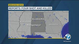 4 dead multiple injured in Alabama shooting [upl. by Gunning415]