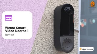 Wemo Smart Doorbell Review  Another HomeKit Secure Video Doorbell consideration [upl. by Ailedamla]