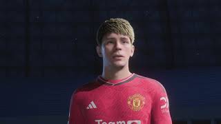 Toby Collyer FACE EA FC 24 Man United Lookalike [upl. by Lehcear]