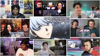 Kuroko no Basket Openings 1  7  Reaction Mashup [upl. by Nelad958]