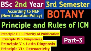 International Code of Botanical NomenclatureICBNPrinciples and Rules of ICNBotnical Nomenclature [upl. by Diskson]