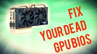 How to FIX your Bricked GPU BIOS  Bootable DOS Drive Method  HD6950 failed flash to HD 6970 [upl. by Melany]