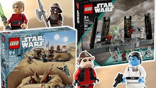 LEGO Star Wars Duel on Peridea  Desert Skiff amp Sarlacc Pit Set Reveal Summer 2024 [upl. by Ojadnama222]