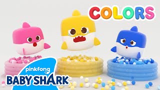 🎨NEW Colorful Cube Sharks Doo Doo Doo  Baby Shark Toy Song  Baby Shark Official [upl. by Sinnelg]