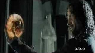 LOTR Extended Edition  Aragorn vs Sauron in Palantir [upl. by Ynnub]