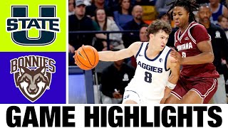 Utah State vs St Bonaventure Highlights  NCAA Mens Basketball  2024 College Basketball [upl. by Arednaxela]