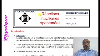 Radioactivité partie1 résumé du cours [upl. by Torrance]