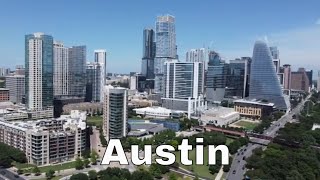 Exploring Austin Texas With A Drone Southwest Views Of Lady Bird Lake Over The Colorado River [upl. by Den]