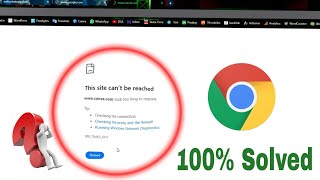 This site Cant be reached Problem in chrome  This site Cant be reached Problem Google techissue [upl. by Mayeda696]