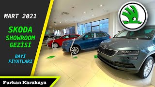 2021 MART TÜM SKODA MODELLERİ  SHOWROOM GEZİSİ  SUPERB OCTAVIA KAROQ KODIAQ KAMIQ SCALA [upl. by Eadwina]