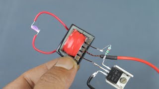 Diy 37v to 400kv high voltage transformer [upl. by Goines]