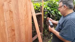 DIY REDWOOD DOG EAR FENCE HOW I DO IT THE EASY WAY PHILA TV [upl. by Aikemot583]