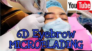 6D EYEBROW MICROBLADING FOR MEN My Experience Jhoni Barcellano [upl. by Karna]